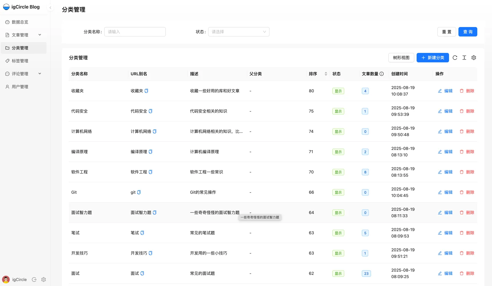 分类管理